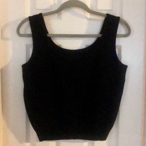 Free People Black Crop Top